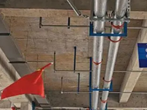 弥勒管廊支架的安装方法
